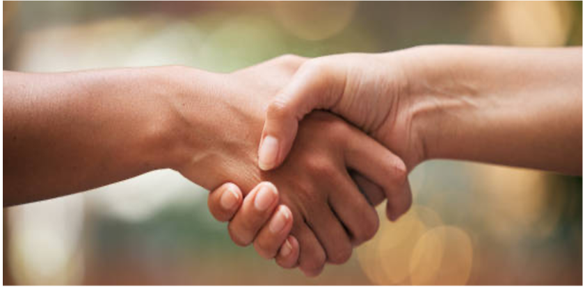 Handschlag – Vertrauen und Zusammenarbeit